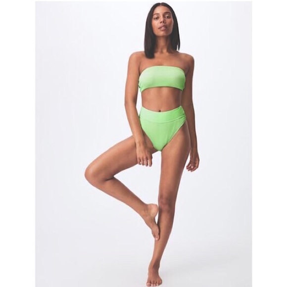 Cotton On Mint Green Ribbed Bikini - Picture 1 of 9